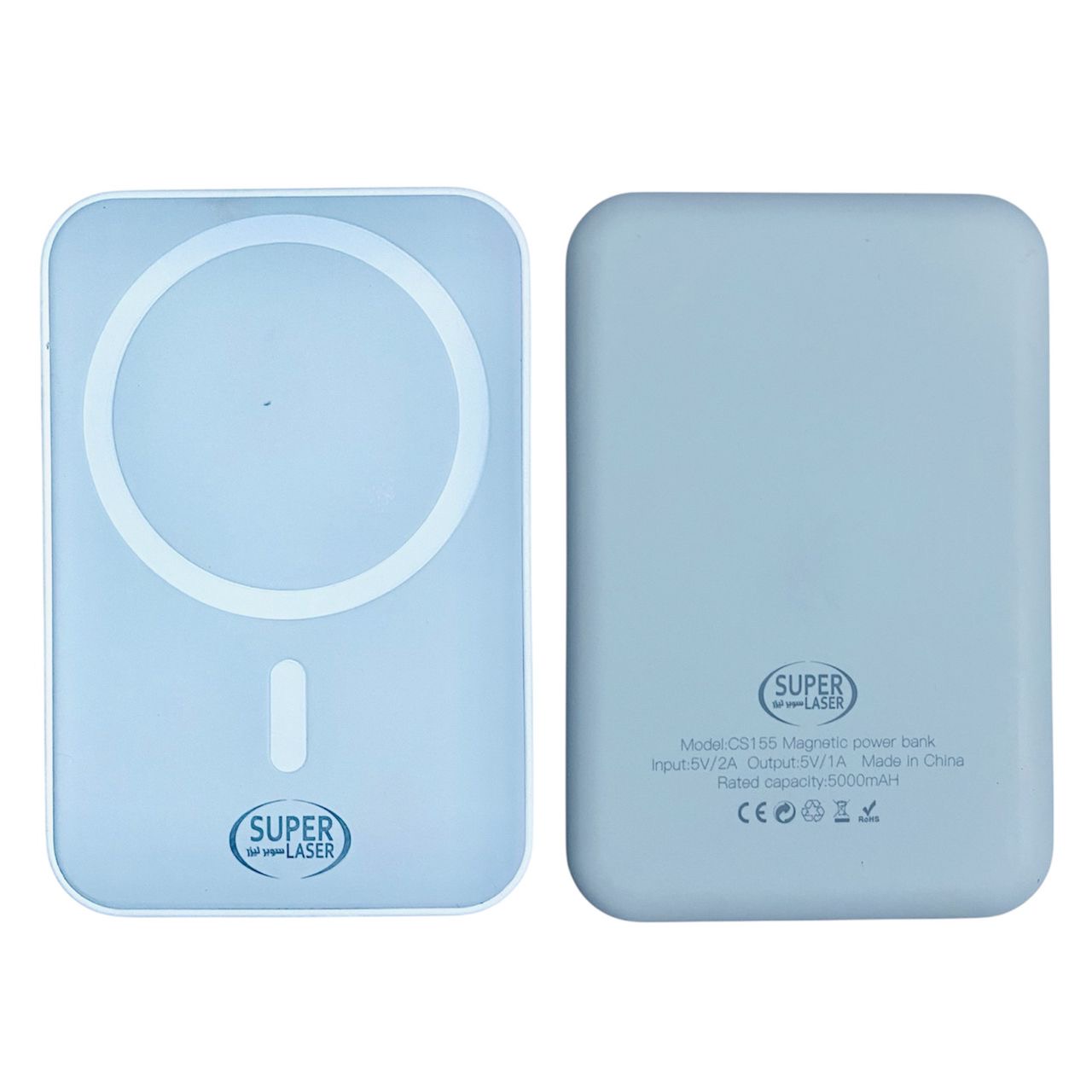 خازن سوبر ليزر MagSafe قوة 5000 ملي أمبير شحن لاسلكي