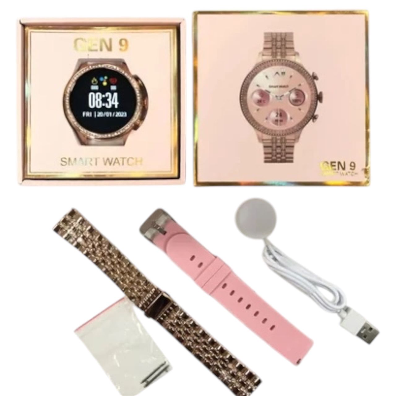 ساعة نسائي احمر GEN 9